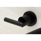 Kingston Brass KS8040CML Wall Mount Tub Faucet, Matte Black KS8040CML - alternate 2